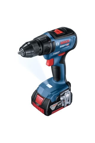 Bosch GSR 18V-50 2.0Ah Çift Akülü Delme Vidalama Makinesi - 06019H5000