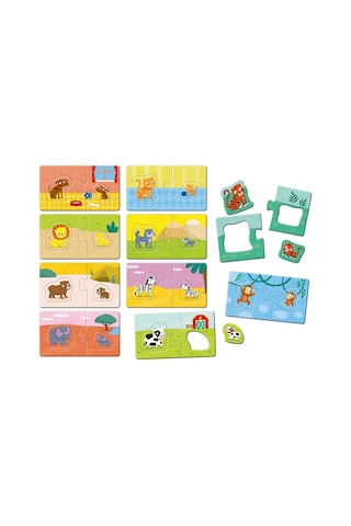 Hayvanlar Ve Yavruları Eşleştirme Oyunu - Montesso Canlı Renkler