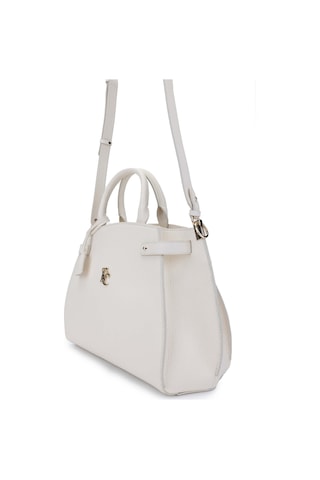 Tamer Tanca Kadın Hakiki Deri Bej El Çantası 301 7778 Bn Canta Y24 Bej Fltr Bej