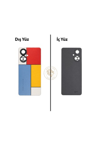 Tecno Camon 19 Pro Renkli Uyumlu Arka Kapak Arka Cam Batarya Pil Kapağı Lazer Kesim Back Cover Diğer