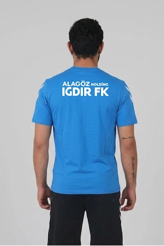 Hummel Iğdır Fk Armin Antrenman Tişört Saks Sponsorlu Saks Mavi
