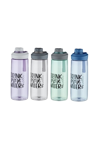 Vagonlife 720 ml Çevir Aç Kapak Tritan Su Matarası -Silikon Taşım