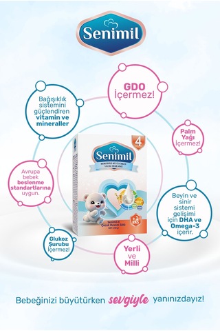 Senımıl 4 Çocuk Devam Sütü 250 G 5 Adet