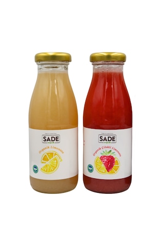 Sade Organik Limonata 250 Ml + Çilekli Limonata 32029995