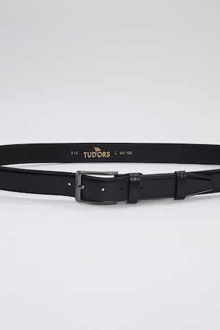 Tudors Erkek %100 Hakiki Deri 3,5 Cm Klasik Siyah Kemer -31575-siyah