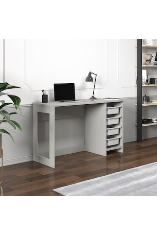 Hero Modern Çalışma Masası - 120 Cm Gri