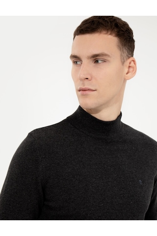 Pierre Cardin Erkek Antrasit Melanj Kazak /triko 50256965-vr081 Antrasit Melanj