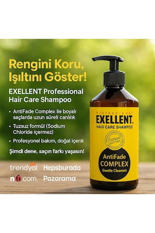 Exellent Antifade Complex Şapuanı Kepekli - Yağlı