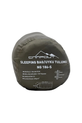 Nurgaz Campout Uyku Tulumu Yeşil