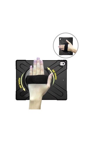Ardemix Apple Uyumlu iPad Pro 12.9 2018 3.nesil - Defender Tablet Silikon-siyah Tablet Kılıfı