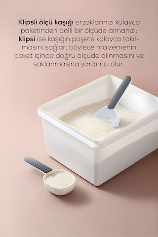 Vienev Klipsli Ölçü Kaşığı