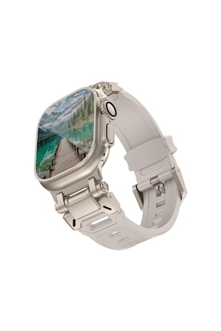 Watch 45mm 44mm 42mm 49mm Uyumlu Kordon Hiron Premium Metal Aparatlı Kopma Karşıtı Kordon Spor Rahatsız Etmeyen Apple Watch Ultra 2/1 9 8 Se 7 6 5 4 3 2 1 Serisi Uyumlu Kordon