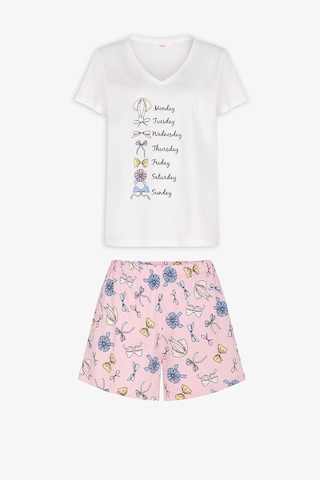 Penti Pembe Bow Of The Day Şortlu Pijama Takımı Pe99