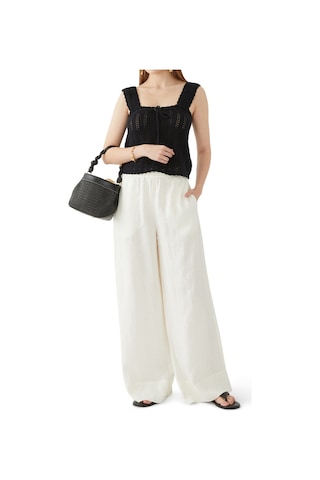 Peony - Peonyofficiall Yazlık Rahat Pantolon Crema