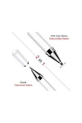 Samsung Note 8.0 N5110 2 In 1 Stylus Uyumlu Kalem Özel Tasarım Ve Çizim Kalemi