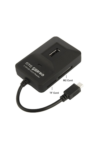 Ally 5In1 Micro Tf.Ms.Sd Usb Kart Okuyucu 3Xusb Otg Port