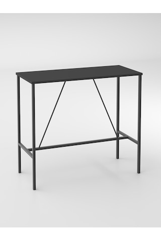 Retodesign Siyah Bar Masası / Yemek Masası 1652s
