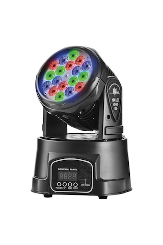 SSP Deron 18 Mini LED Moving Head Wash (Boyama) Robot Işık
