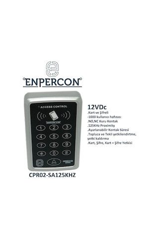 Rfıd Şifreli Kapı Kilidi - Kartlı Geçiş Kontrol Göstergeç  Sistemi