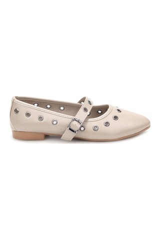 Pierre Cardin Papuçcity Sprs 03399 Kadın Günlük Zımbalı Babet Bej