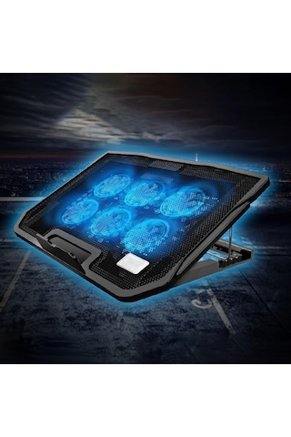 Dailytech 15.6 Inç 6 Fanlı Dizüstü Sessiz Laptop Soğutucu Standı