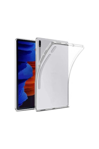 Samsung Galaxy Tab S7 Fe T737 T735 T730 Uyumlu Şeffaf Silikon Tablet Kılıfı Kılıf
