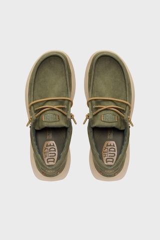 Hey Dude Wally Comf Worn Twill Makosen Ayakkabı Erkek Ayakkabı 45113-3bn Haki