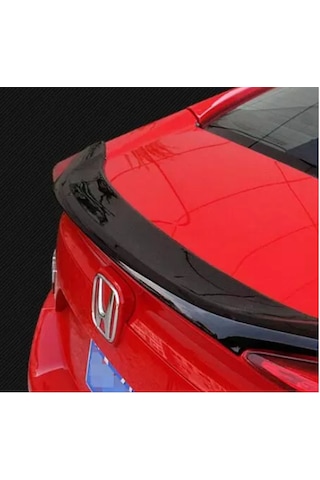 Autogp Honda Civic Fc5 Uyumlu Bagaj Üstü Spoiler Anatomik Hybrid Siyah 2016+