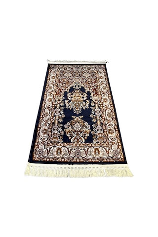 Seccade Dokuma Halı Seccade Püsküllü 80x125 Mavi