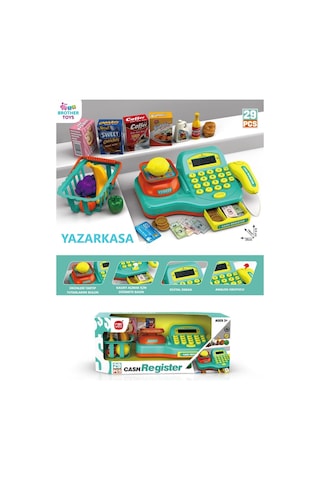 29 Parçalı Terazili Sesli Işıklı Hesap Makineli Barkod Okuyuculu Yazar Kasa Market Yazarkasa Pos