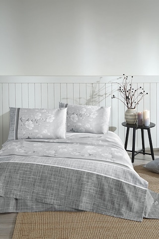 Özdilek Floretta Flor Blanca Çift Kişilik Pike Takımı 388449 Gri