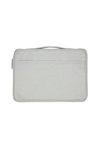 13,3 İnç Dizüstü Dizüstü Bilgisayar Kılıfı Oxford Kumaş Yumuşak Kabarık Astar Kapak Taşıma Çantası - Gri