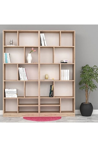 Rose İnci Kitaplık Mdf Siyah