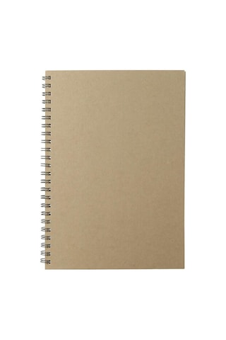 Muji Kraft Paper Monthly Planner Tarihsiz Ajanda Krem