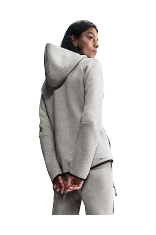 Nike Tech Fleece Windrunner Hoodie Gri Kadın Sweatshirt Hv6747-063