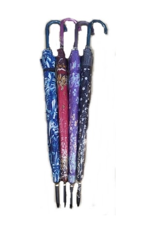 2As Manuel Baston Bayan Şemsiyesi Çok Renkli