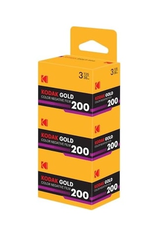 Gold200 35mm 36 Poz Renkli Negatif Analog Fotoğraf Filmi 3&apos Lü Paket 135 Iso 200 Gün Işığı Retro 1980s