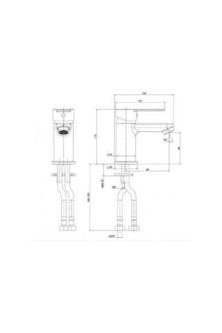 Nsk Molera N3017302 Lavabo Bataryası Krom
