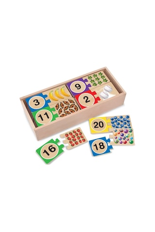 Melissa And Doug Ahşap Sayılar Eşleştirme Yapbozu