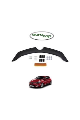Eurocap Renault Clio 4 Ön Kaput Koruma Rüzgarlık 3Mm Abs 12-20