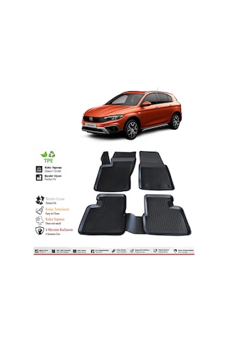 Fiat Egea Cross 2024 Model 4d Havuzlu Paspas