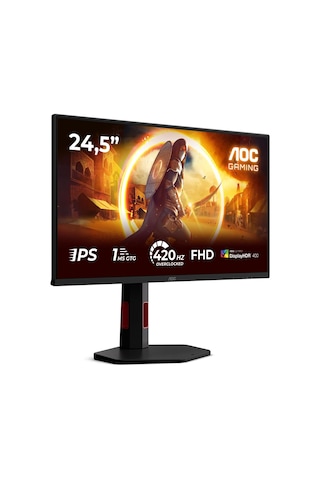 Aoc 25G4KUR 24.5" 420 Hz Oc 1 MS Hdmı Dp Adaptivesync Hdr400 Pivot FHD Fast IPS Gaming Monitör