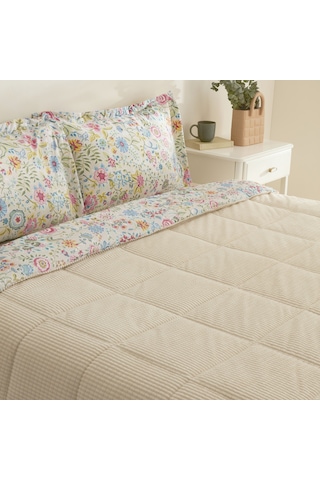 Karaca Home Ortiz Çift Kişilik Comfort Set Bej Bej