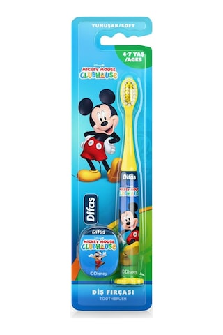 Difaş Mickey Mouse Yumuşak Kıllı Diş Fırçası 4-7 Yaş