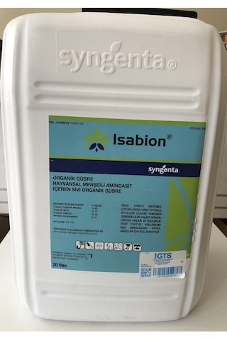 Isabion Hayvansal Menşeili Amino Asit 20 L