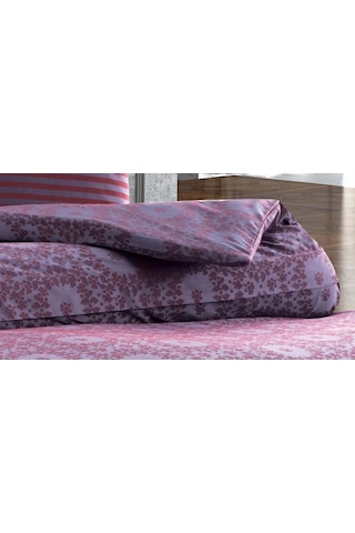 Jardin Bambu Jakar Kumaş Bordo Çift Kişilik Nevresim Takımı 6 Prç. - 901 Bordo