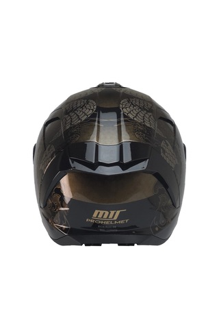 Mts X340 Coldy Gold Fullface Gold Camlı Motosiklet Kaskı Gold Siyah