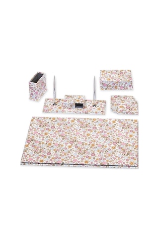 Tabac 7850-340 Multicolor Çiçek Suni Deri Sümen Takımı Tabac 7850-340 Multicolor Çiçek Suni Deri Sümen Takımı