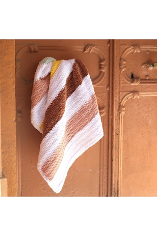 Büro Ev Ofis Hobi Dikiş Atölyesi İçin Kadife Sarı Bebek El Örgü İpi