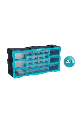 Eurostar Kkd5126 Yatay Monoblok Organizer Çekmece Seti 26'lı